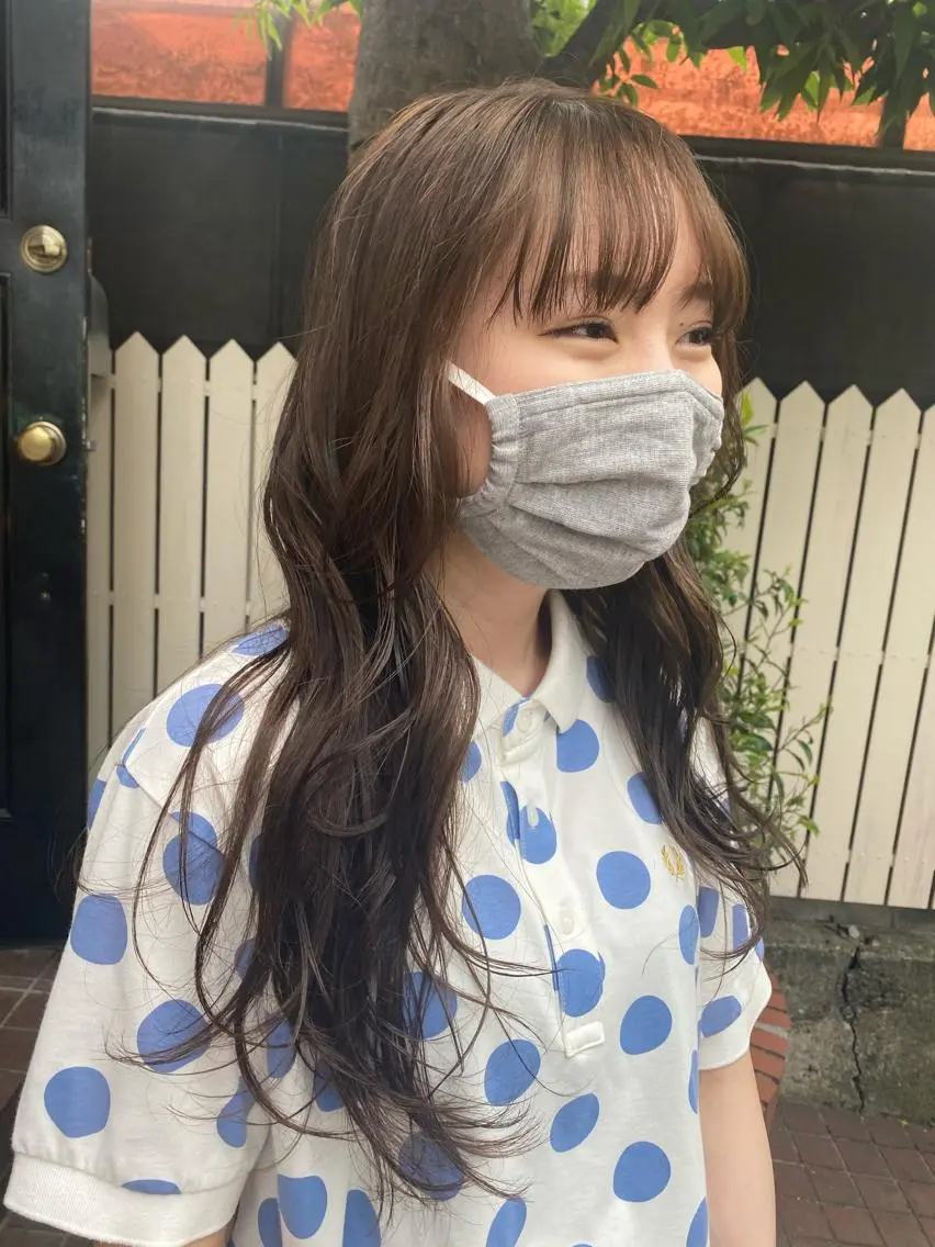 ロング カラー eri kinjoのヘアスタイル