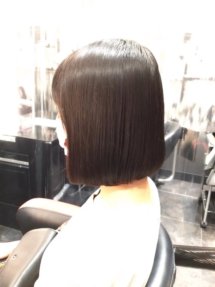 ミディアム カラー Annon プライベートサロンのヘアスタイル