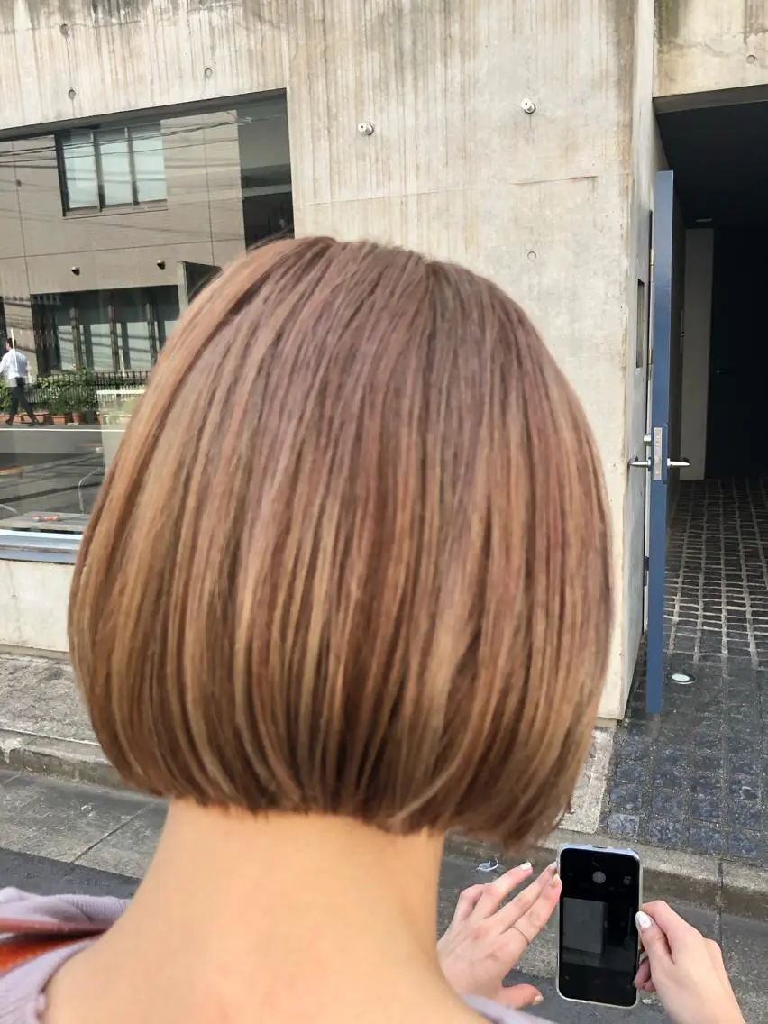 ショート 高梨 里穂のヘアスタイル