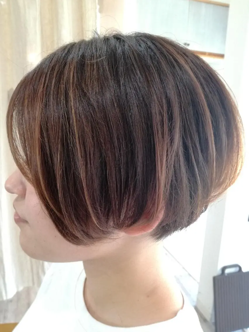 ショート ショートヘア 佐藤 美咲のヘアスタイル