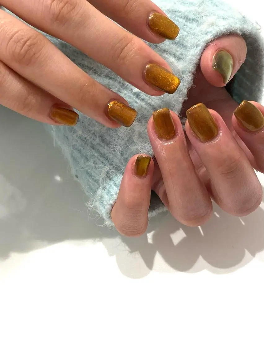 ネイル マグネットネイル ハンドネイル Ann nailのネイルデザイン