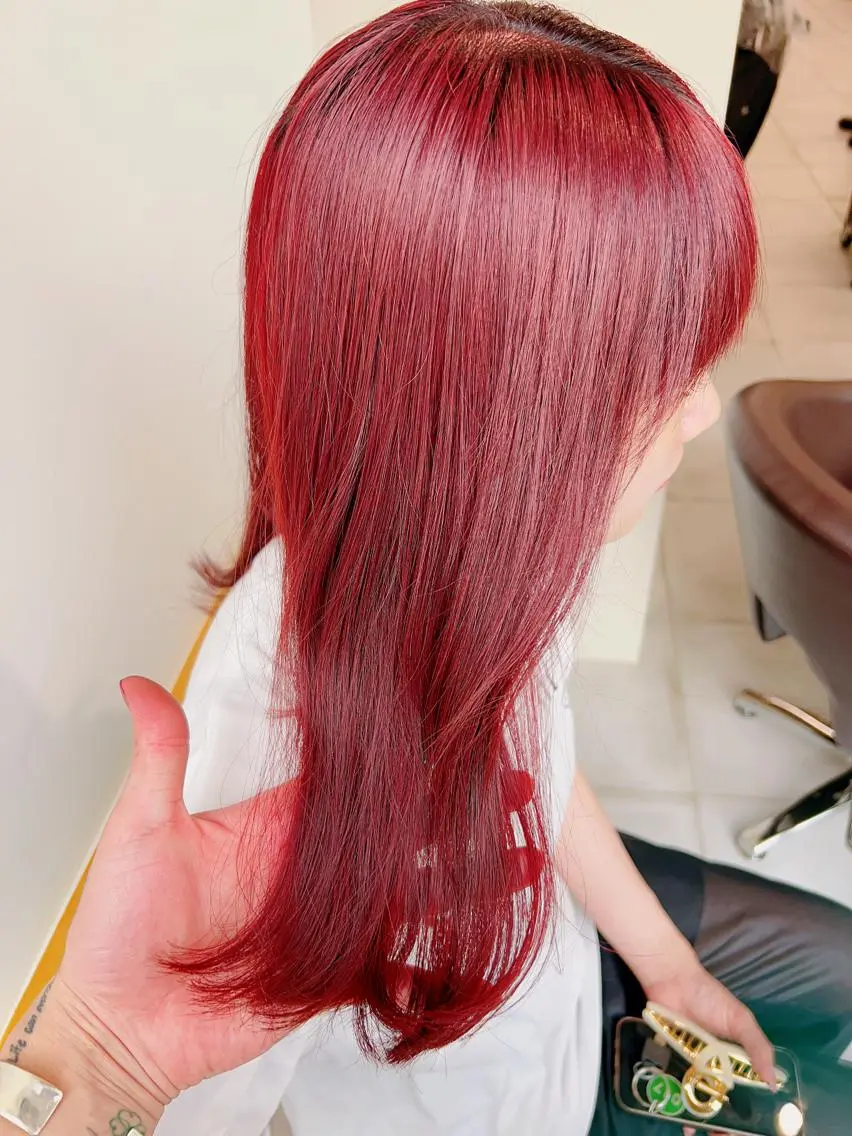 ミディアム カラー ヘアアレンジ ヘアカラー 【代表】 たき〜のヘアスタイル