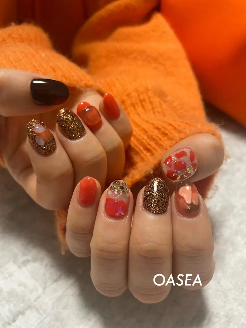 ネイル ハンドネイル 🌞💜 KAORI 🌴のネイルデザイン