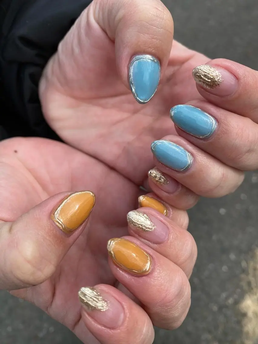 ネイル ミラーネイル ハンドネイル LIll nailのネイルデザイン