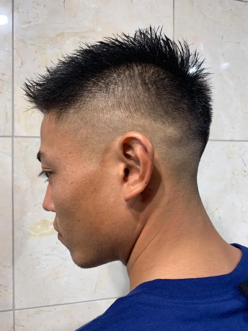 ショート メンズ ビジネス フェードカット スキンフェード ショートヘア 清水　仰士 ROW町田のヘアスタイル