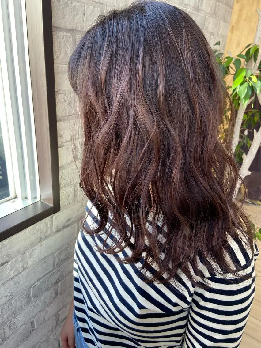 セミロング カラー ベージュカラー カット ヘアカラー Oopsレイヤー 加藤澄都のヘアスタイル