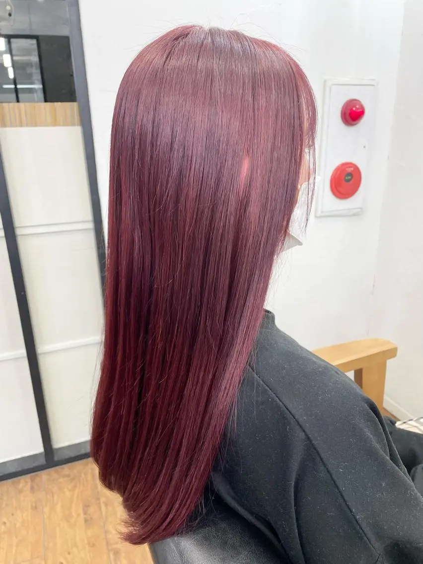 ロング 青木 優歩のヘアスタイル
