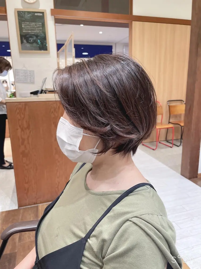 ショート 🍀小顔ショート🍀 有賀祐貴のヘアスタイル
