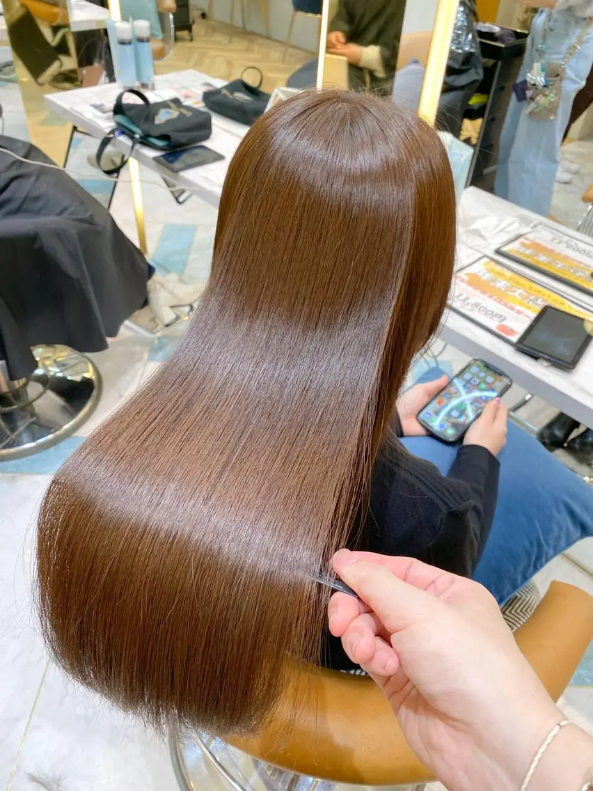 セミロング カット ヘアカラー トリートメント ❣️モテ髪❣️佐野 圭佑のヘアスタイル