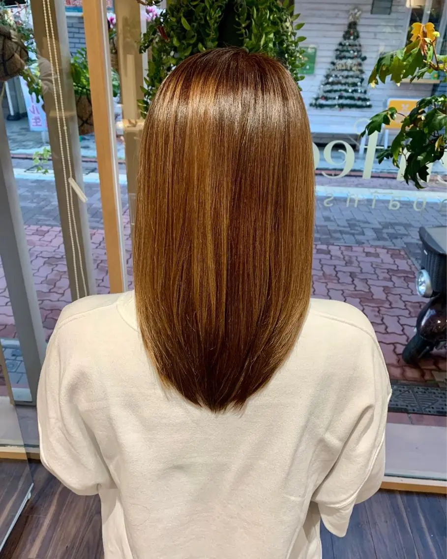 セミロング 西山 大樹のヘアスタイル