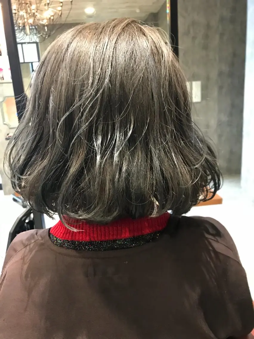 ショート カラー ヘアアレンジ 髪質改善🩶 美髪矯正オガタのヘアスタイル