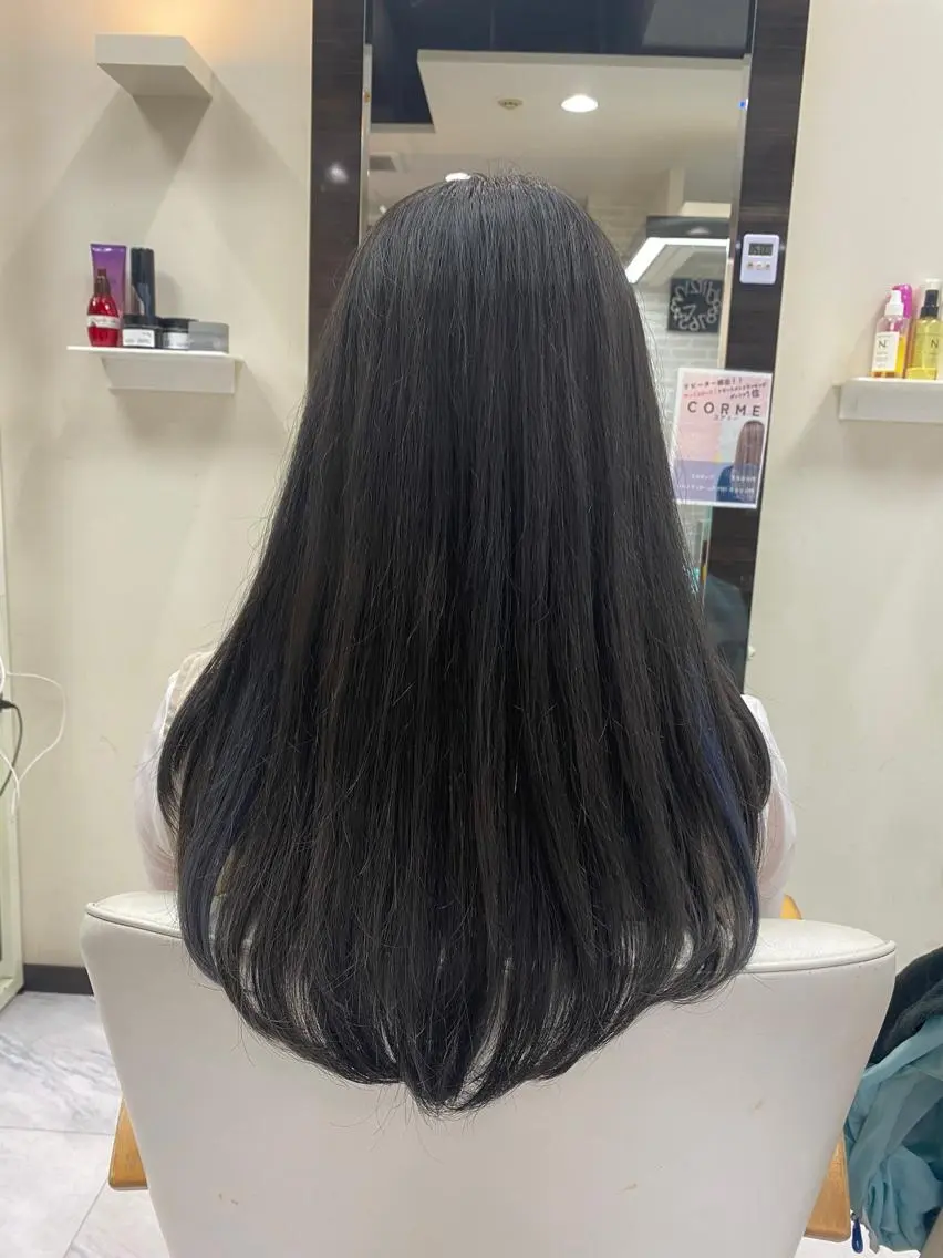 ロング レイヤーカット シャギー 目黒 碧人のヘアスタイル