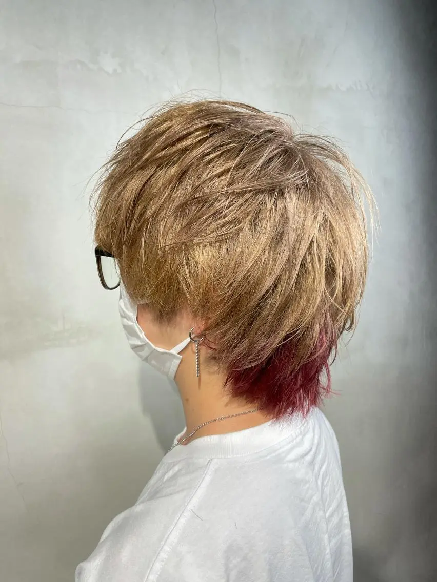 ショート カット メンズパーマ 工藤勇也のヘアスタイル