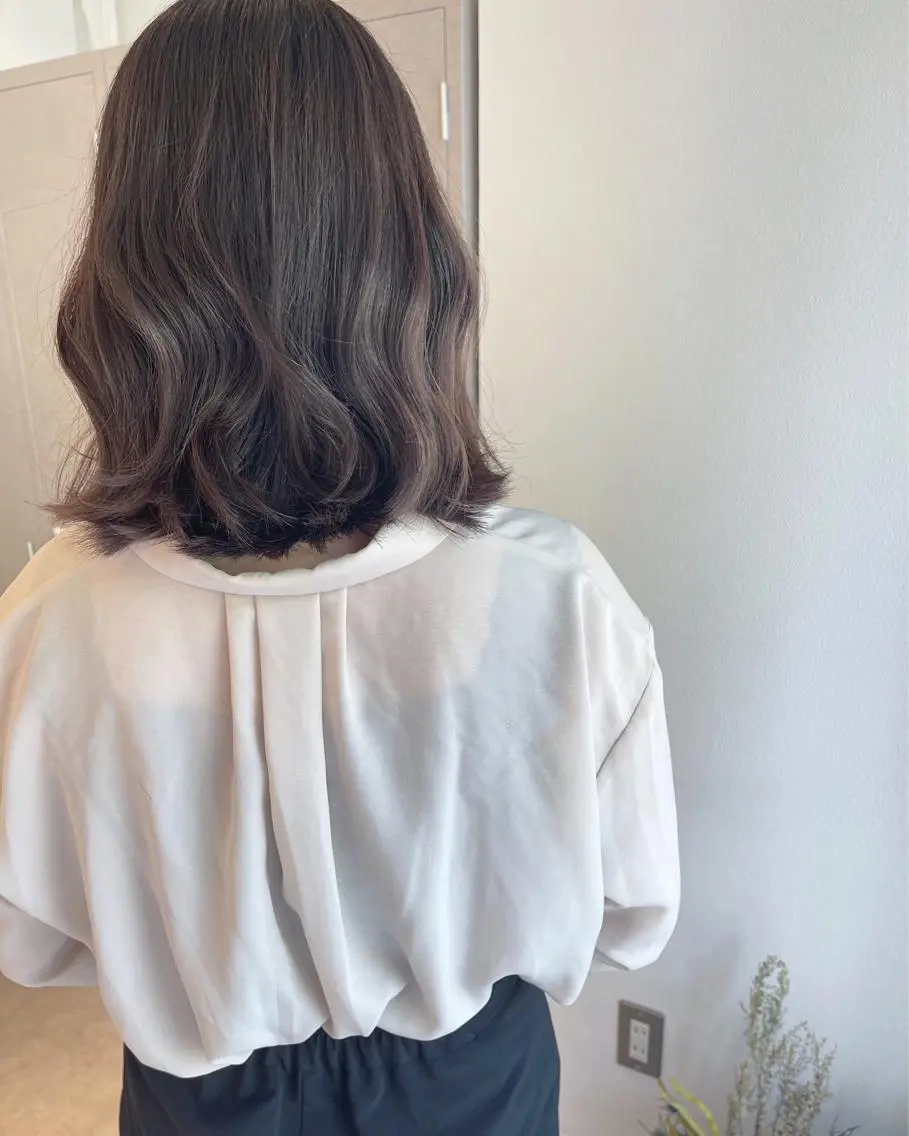ミディアム 中野 恵脩のヘアスタイル