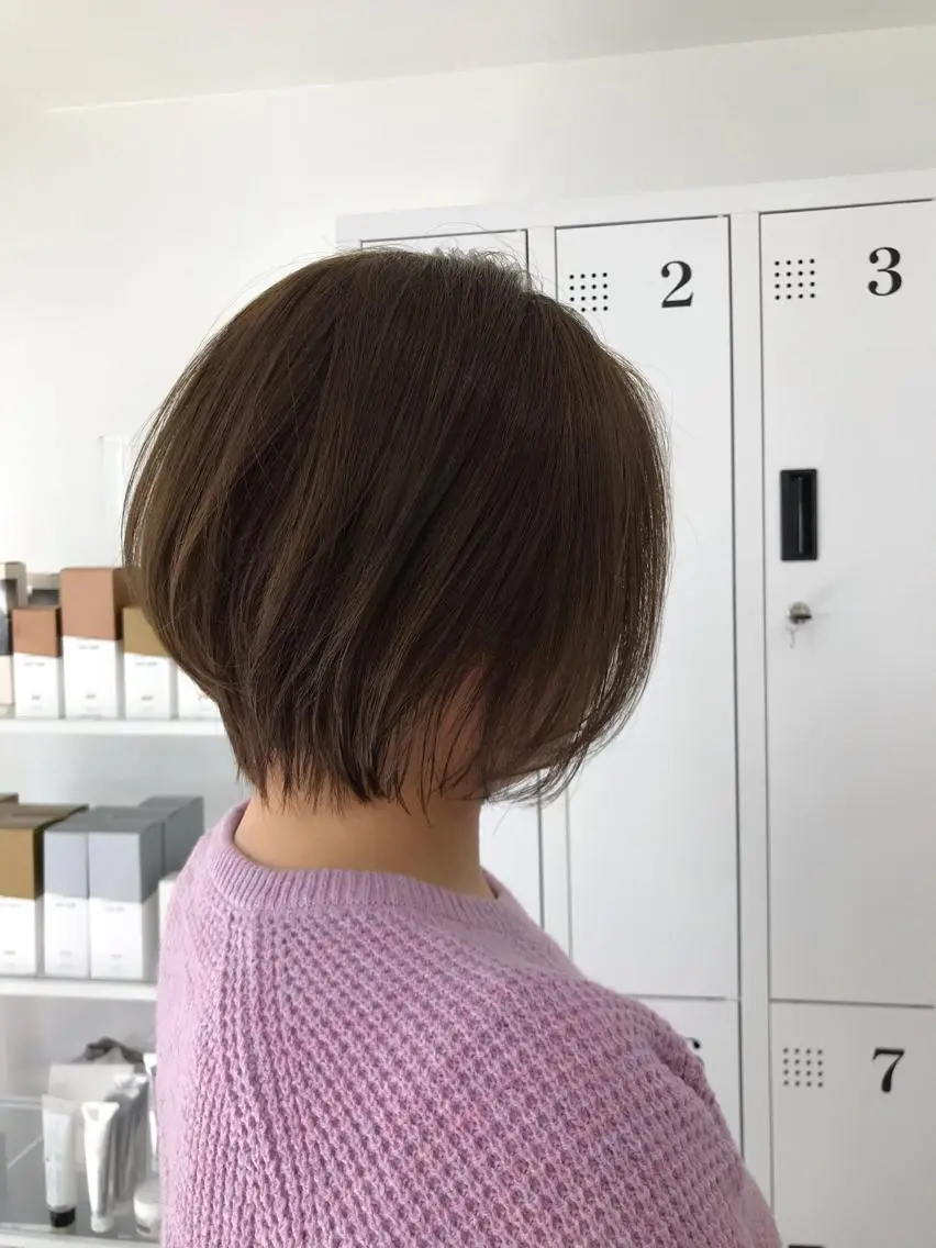 ショート ショートボブ ボブ ショートヘア オカダ ノゾミのヘアスタイル