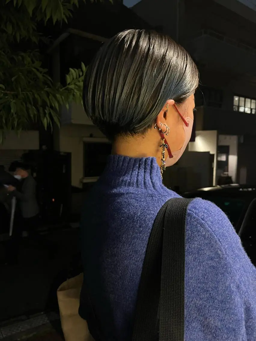ショート カラー eri kinjoのヘアスタイル