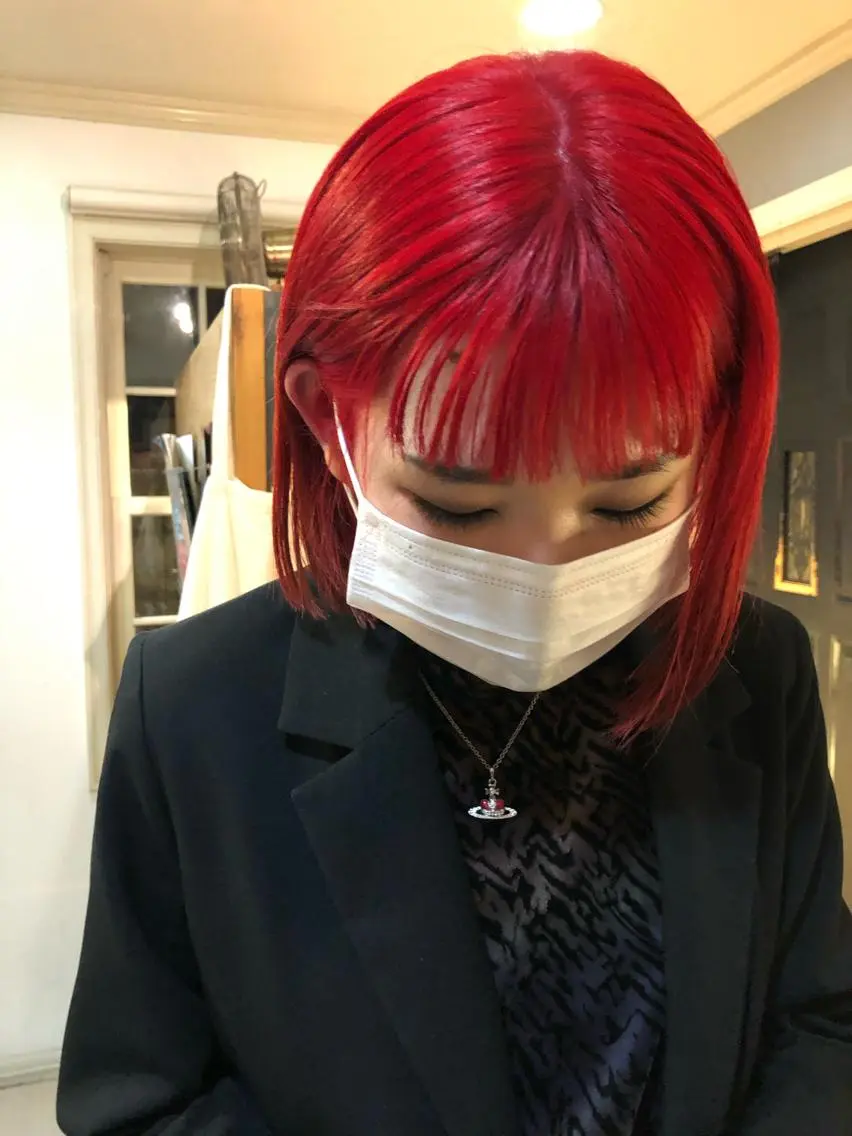 ミディアム カラー eri kinjoのヘアスタイル