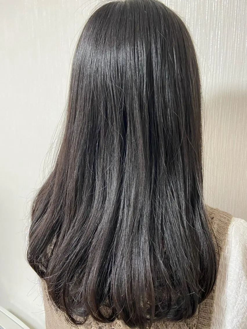 ロング カラー 黒髪 後藤 卓哉のヘアスタイル