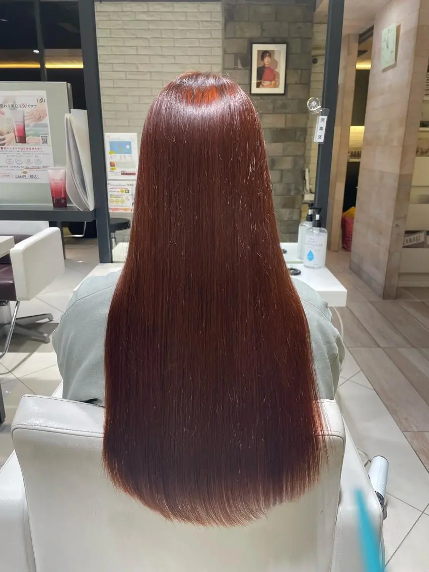 ロング カラー ブラウンカラー インナーカラー 小野寺 もものヘアスタイル