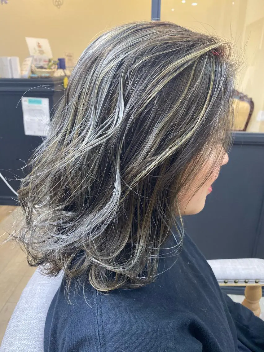 ミディアム カラー ヘアカラー トップスタイリスト/ アユミのヘアスタイル