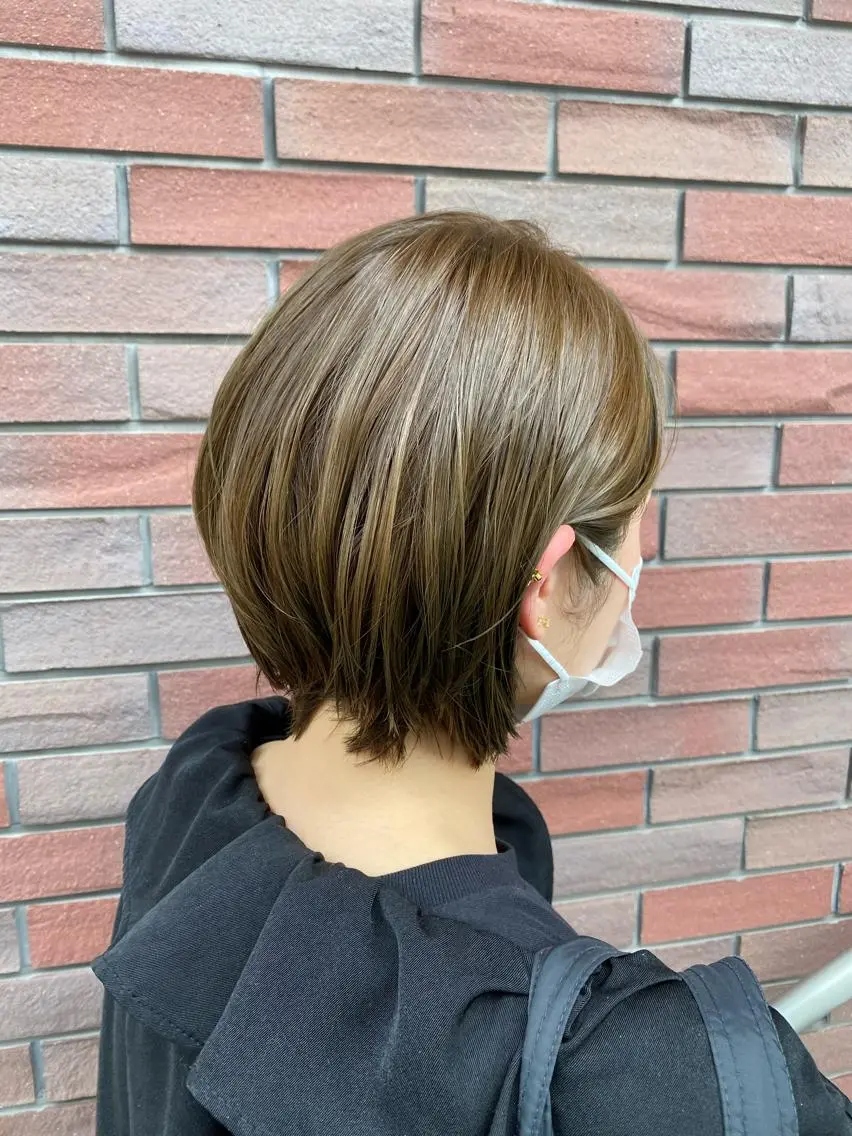 ショート カラー カット ヘアカラー トリートメント 🦋店長🦋 ほんさわ みずきのヘアスタイル