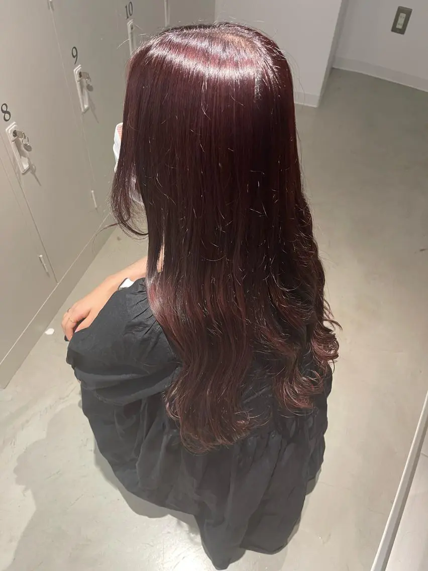 ロング 店長 MANAMI 艶カラー／骨格ボブのヘアスタイル