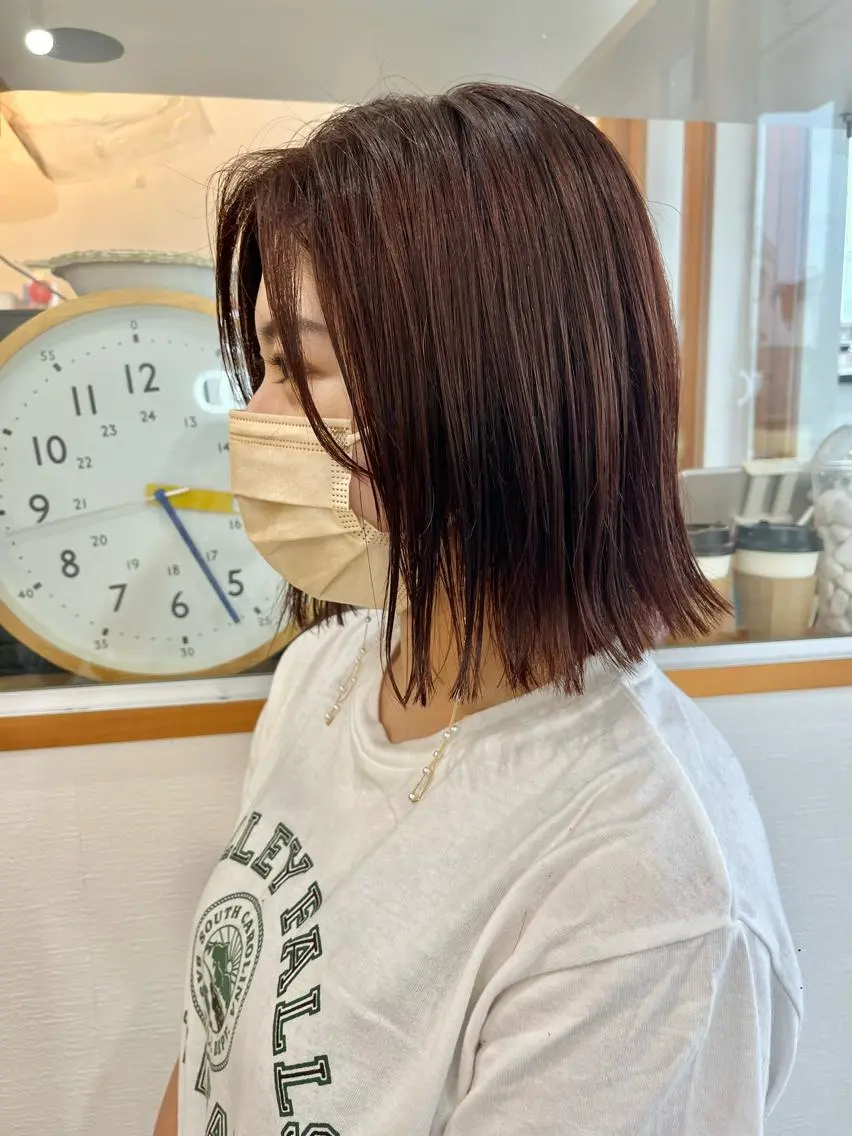 ショート カラー カット ヘアカラー トリートメント 🌼sunc HINAMI🌼のヘアスタイル