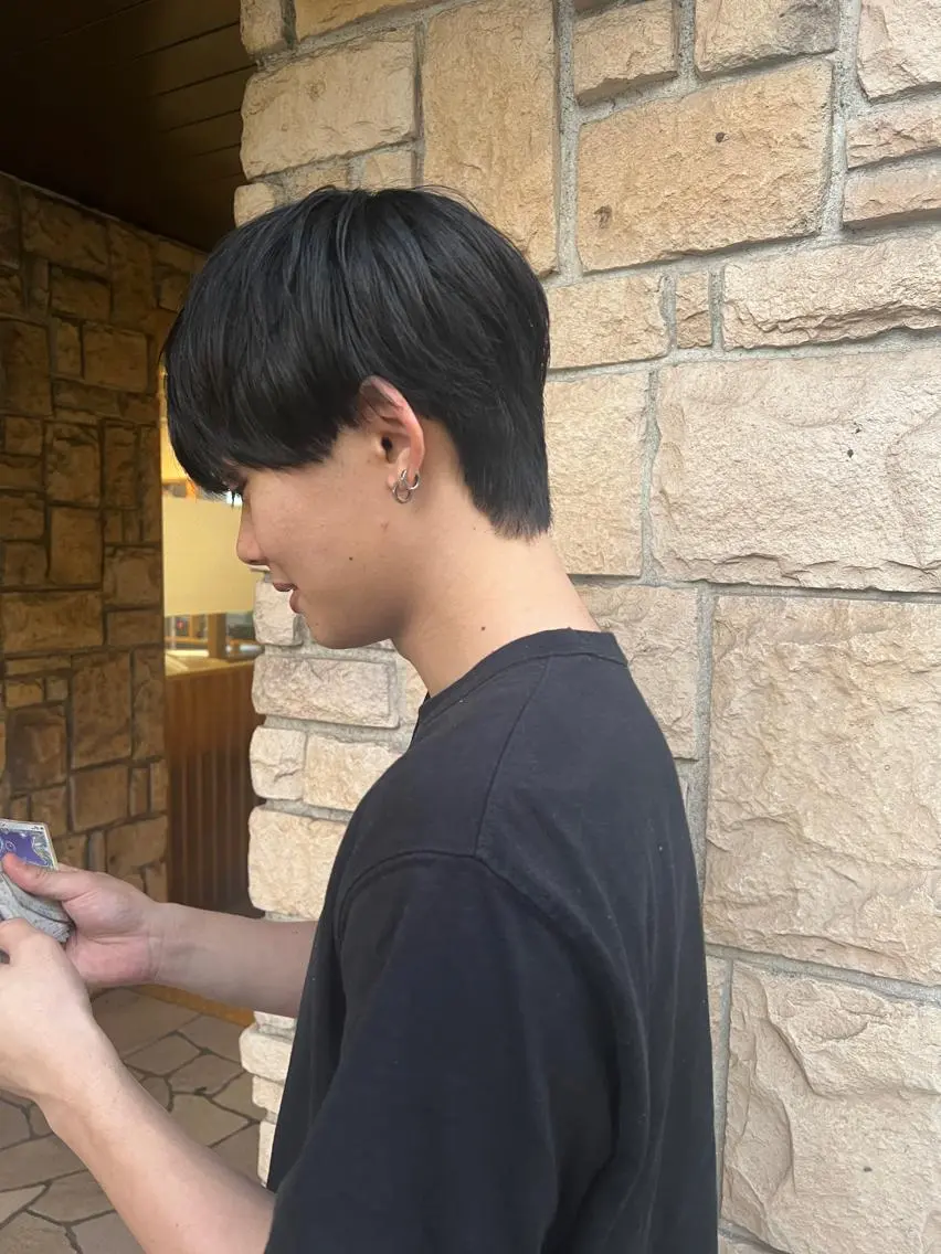 ショート メンズ マッシュ 刈り上げ miku 三ノ輪のヘアスタイル