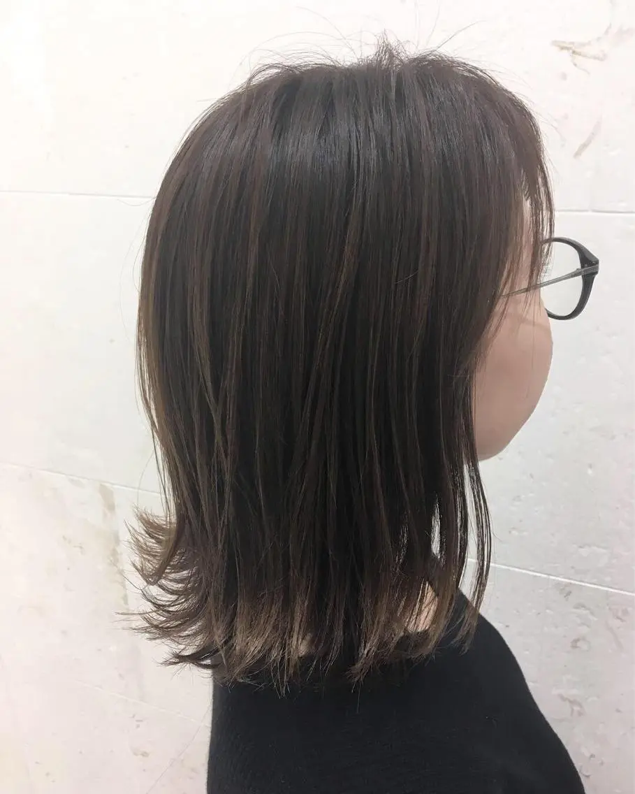 ミディアム カラー 斉藤 貴也のヘアスタイル
