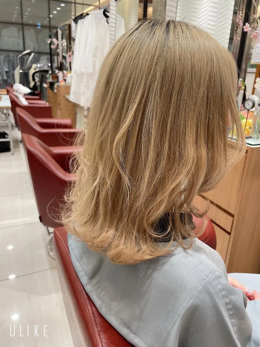 ミディアム 元木 悠人のヘアスタイル