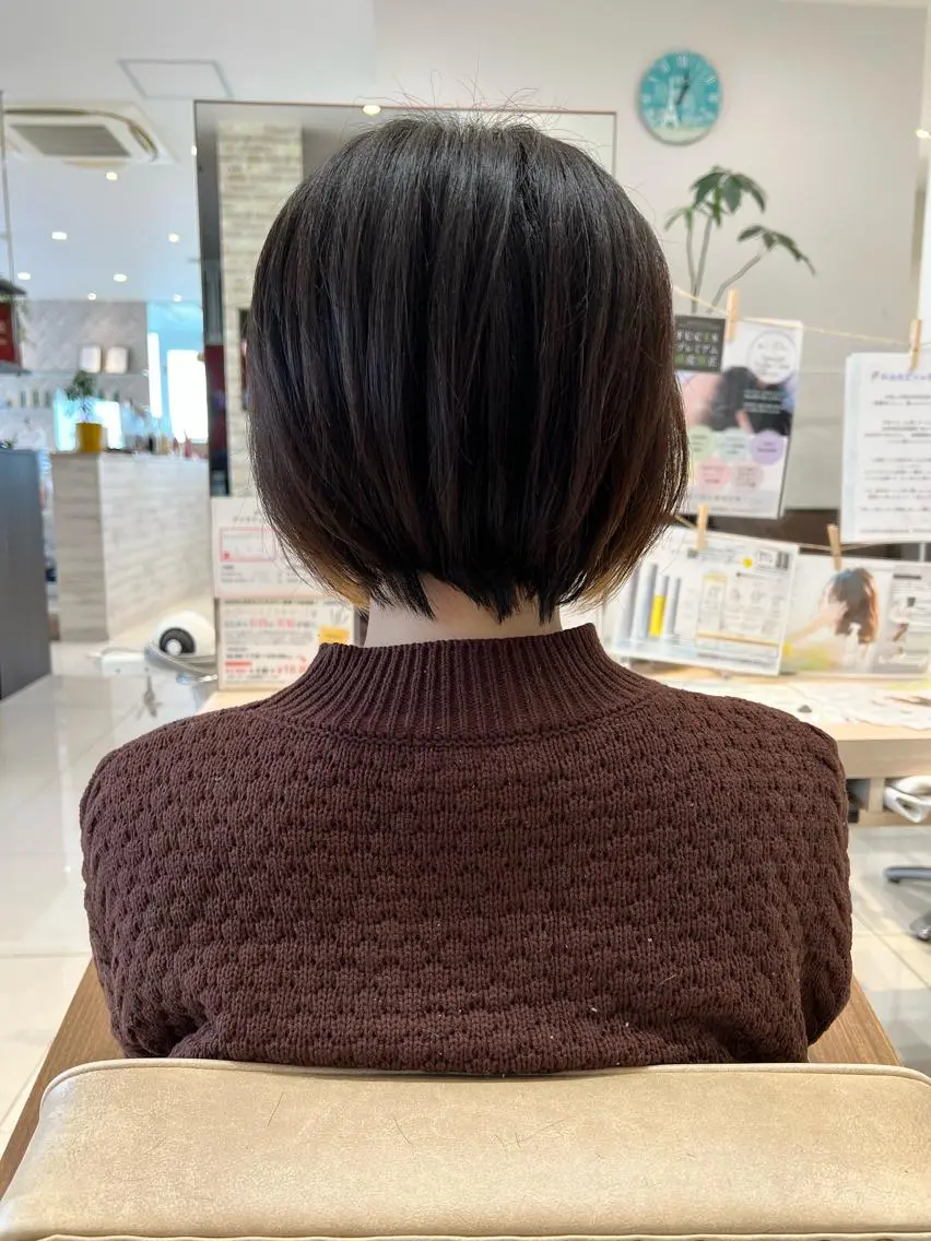 ショート ボブ 〆田 幸子のヘアスタイル