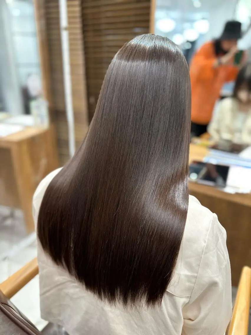 ロング 縮毛矯正 ボブ 西宮北口/みなみのヘアスタイル
