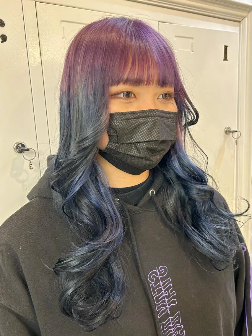 ロング カラー ヘアアレンジ トリートメント 🎀暖色カラー🎀 ♡yurika♡のヘアスタイル