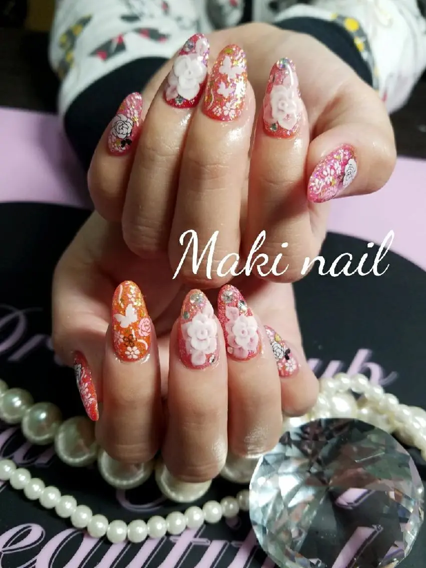 ネイル ショート ジェルネイル ･:*+.✳︎˚✧₊ MAKI NAILのネイルデザイン