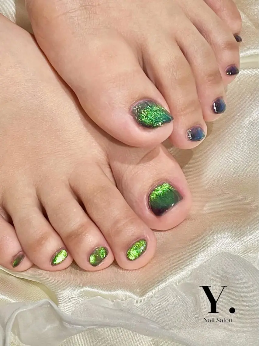ネイル マグネットネイル マグネットワンカラー ワンカラーネイル Nail Salon Y.のネイルデザイン