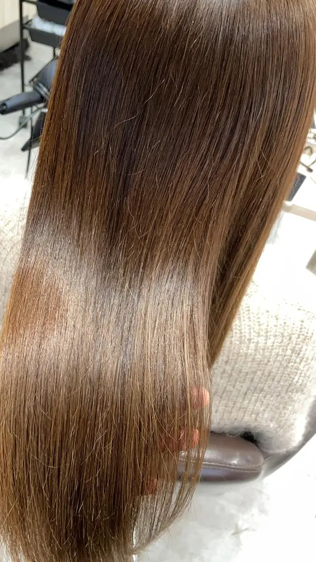ロング ヘアカラー 永田 まどかのヘアスタイル
