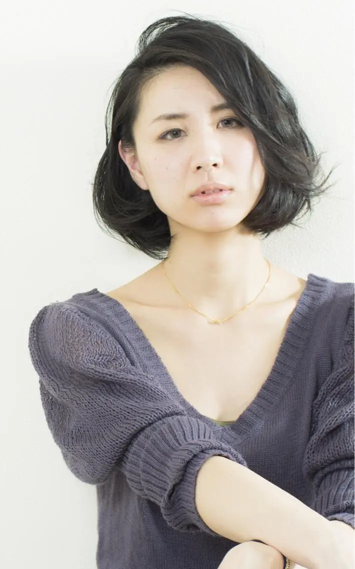 ショート 金沢美容室/ 艶髪/夜営業/JINのヘアスタイル