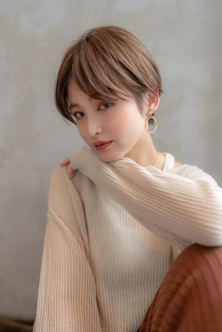 ショート カラー カット ヘアカラー トリートメント 🉐レイヤー/塩見 弘樹🉐渋谷のヘアスタイル