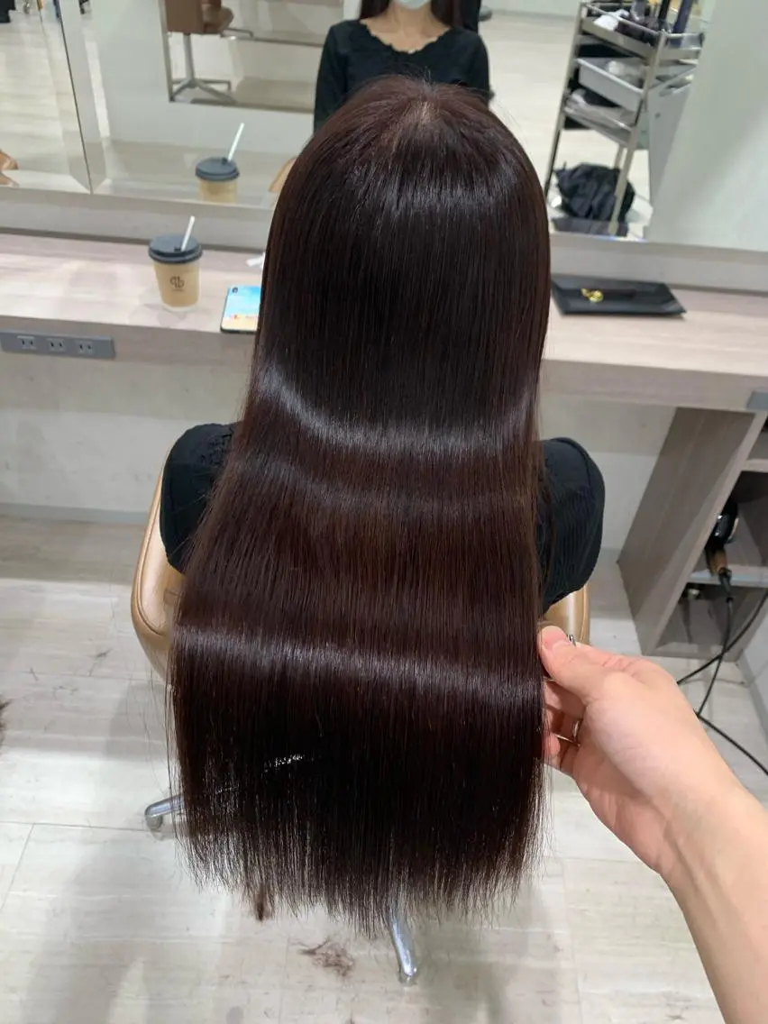 ロング カラー トリートメント 【縮毛矯正プロ講師】 島野 伊央汰のヘアスタイル