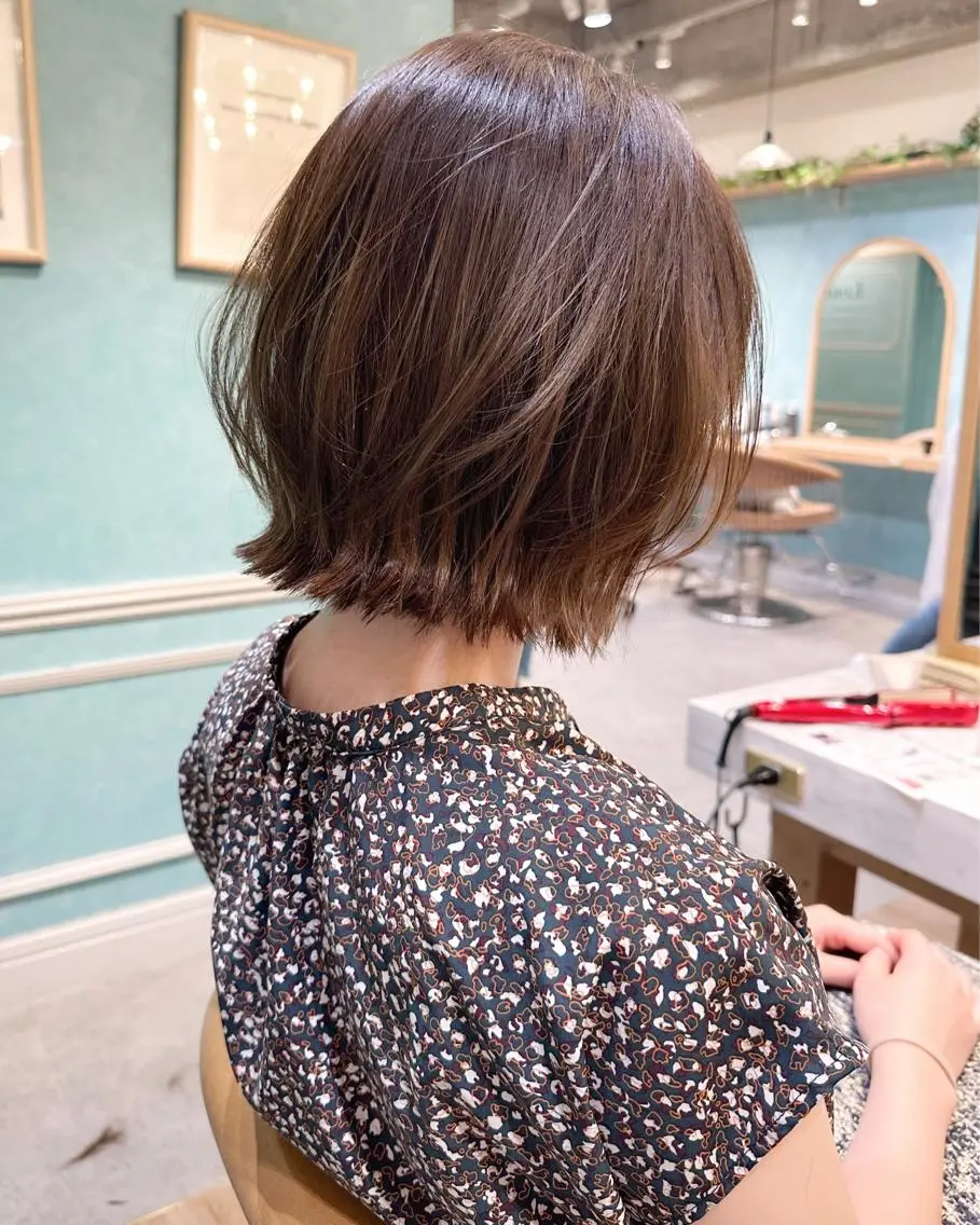 ミディアム カラー 石畑結華 Lond店長のヘアスタイル