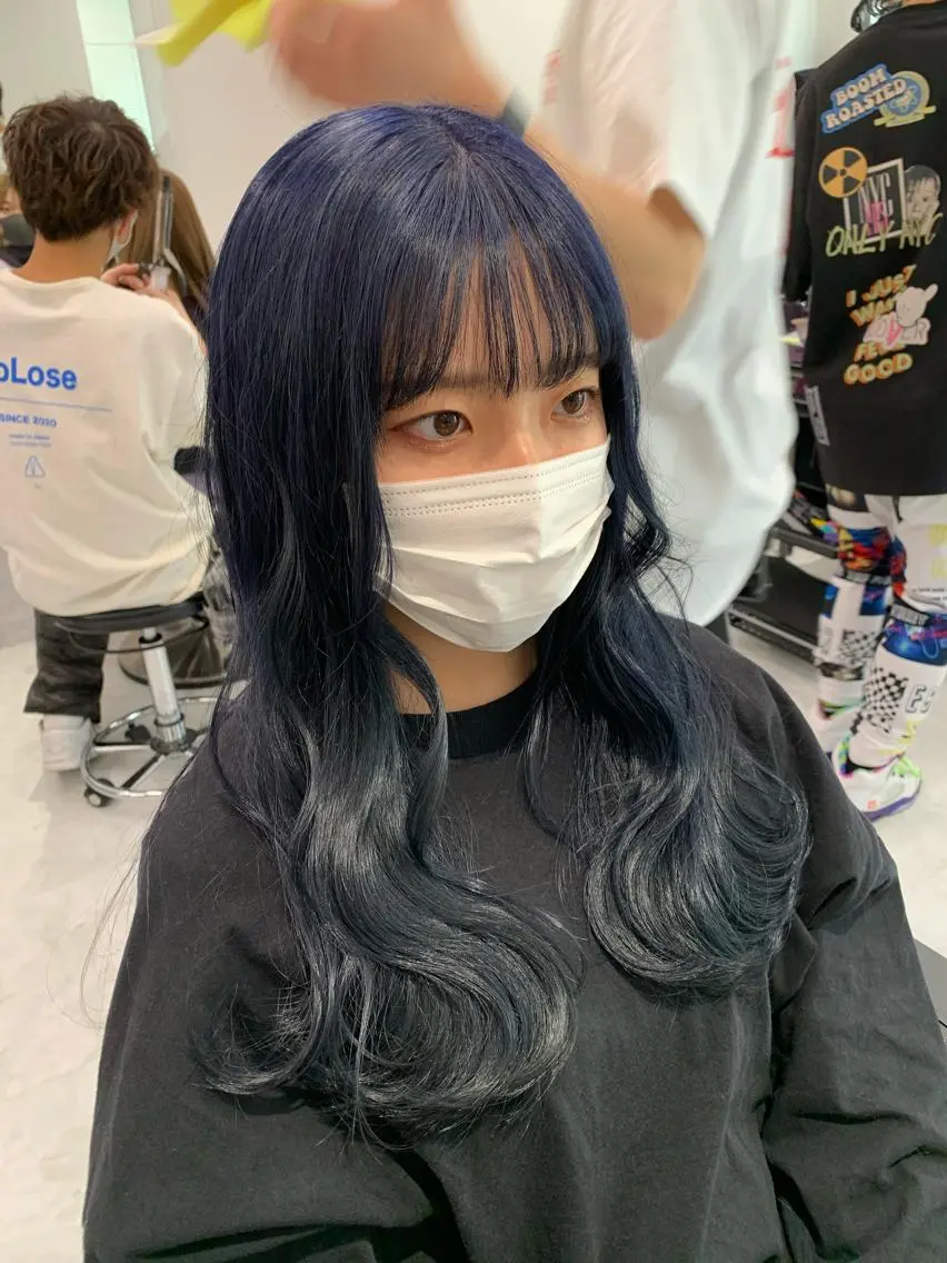 ロング カラー ヘアアレンジ ダブルカラー｜ なおき｜池袋美容師のヘアスタイル