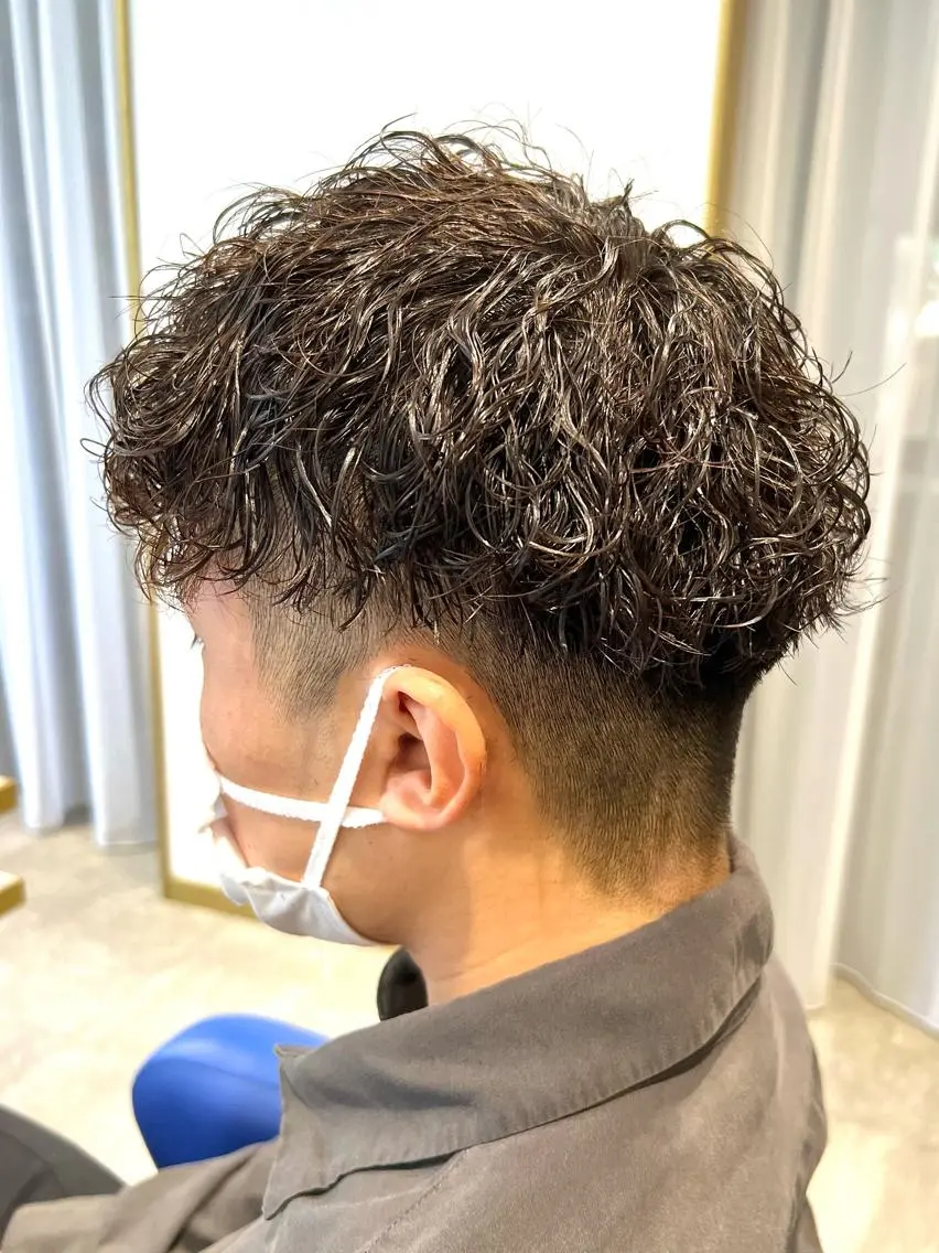ショート パーマ メンズ メンズパーマ職人 加藤 弘貴のヘアスタイル