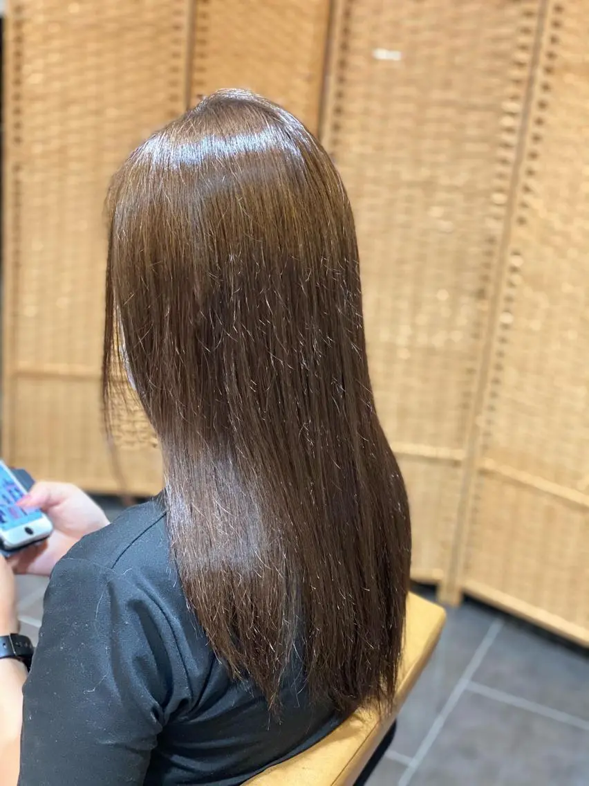 ロング 尾崎 優也のヘアスタイル