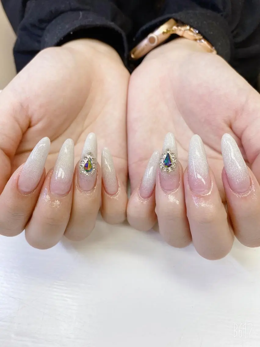 ロング JNA認定講師🌸 RIEのネイルデザイン