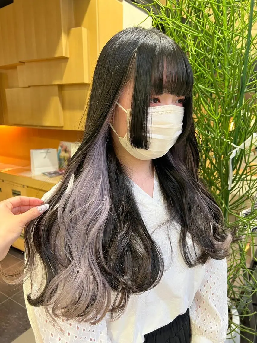 ロング 韓国🩶Y2Kネイル 💫くれはのネイルデザイン