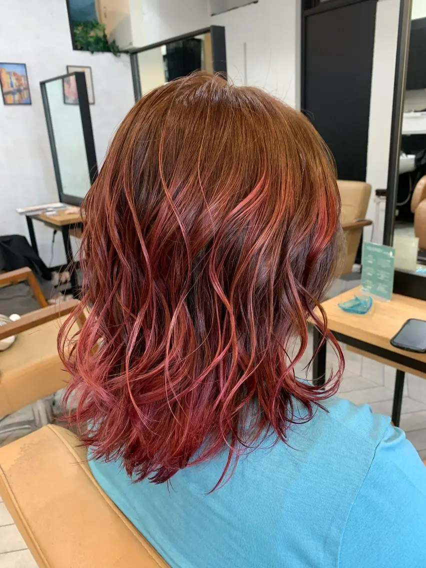ミディアム カラー ヘアカラー トリートメント est  店長 ✂︎高橋✂︎のヘアスタイル