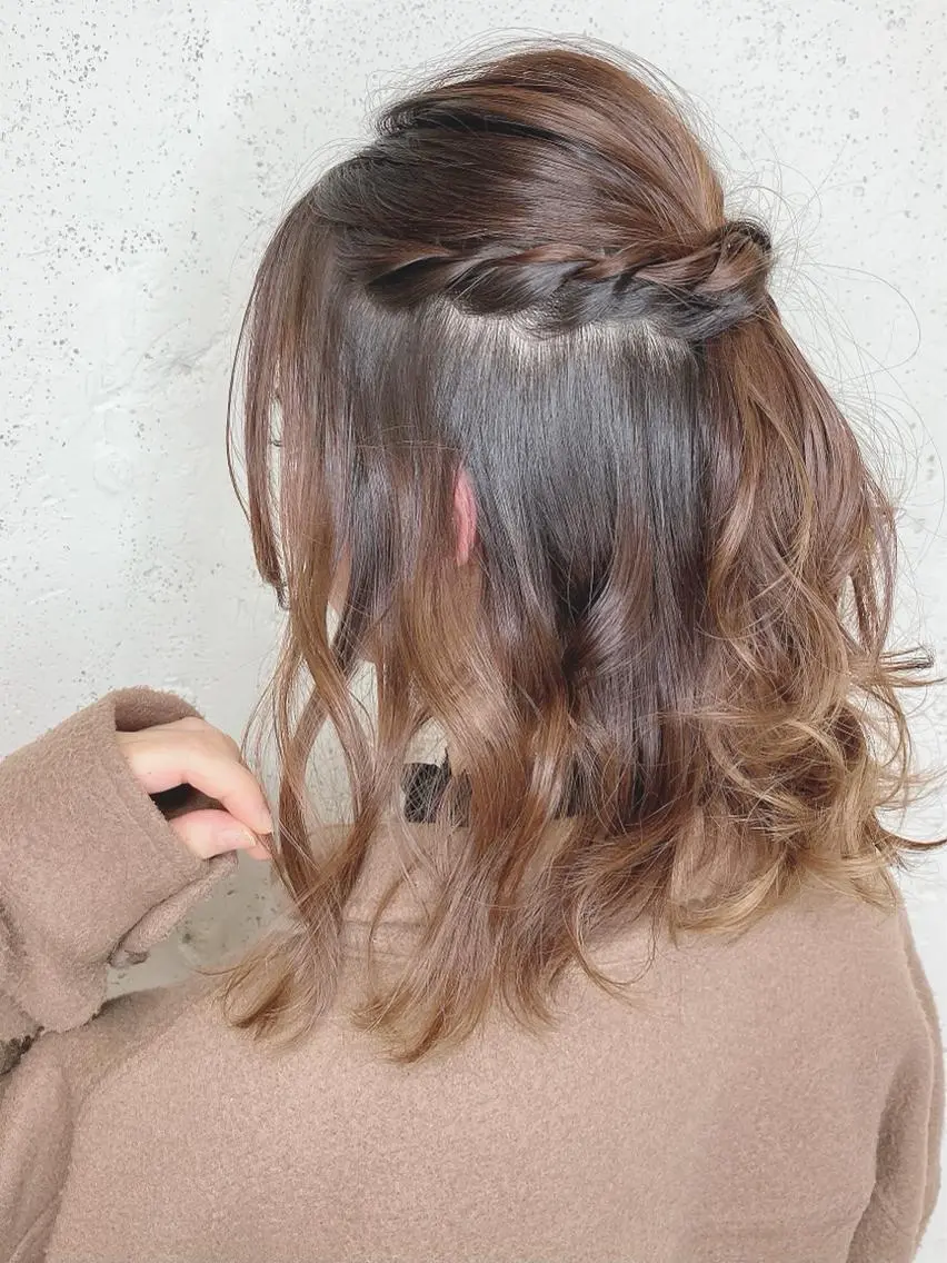 ヘアアレンジ ヘアセット 岩倉 諒のヘアスタイル