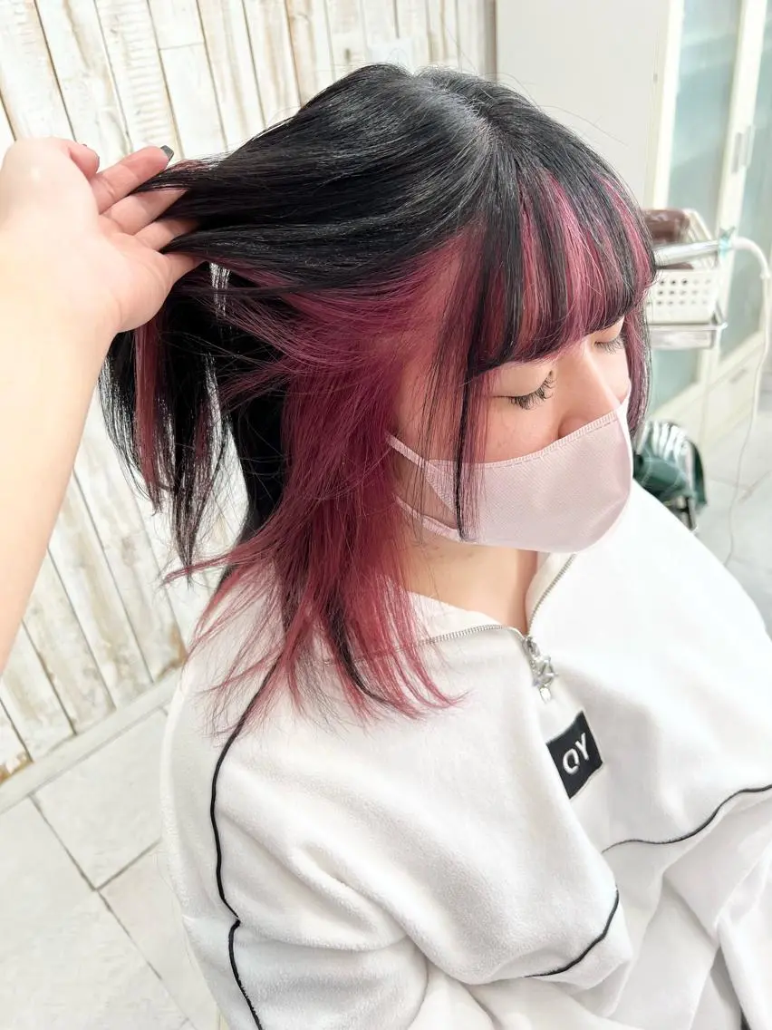 セミロング カラー 🍏すがの みき🍏のヘアスタイル