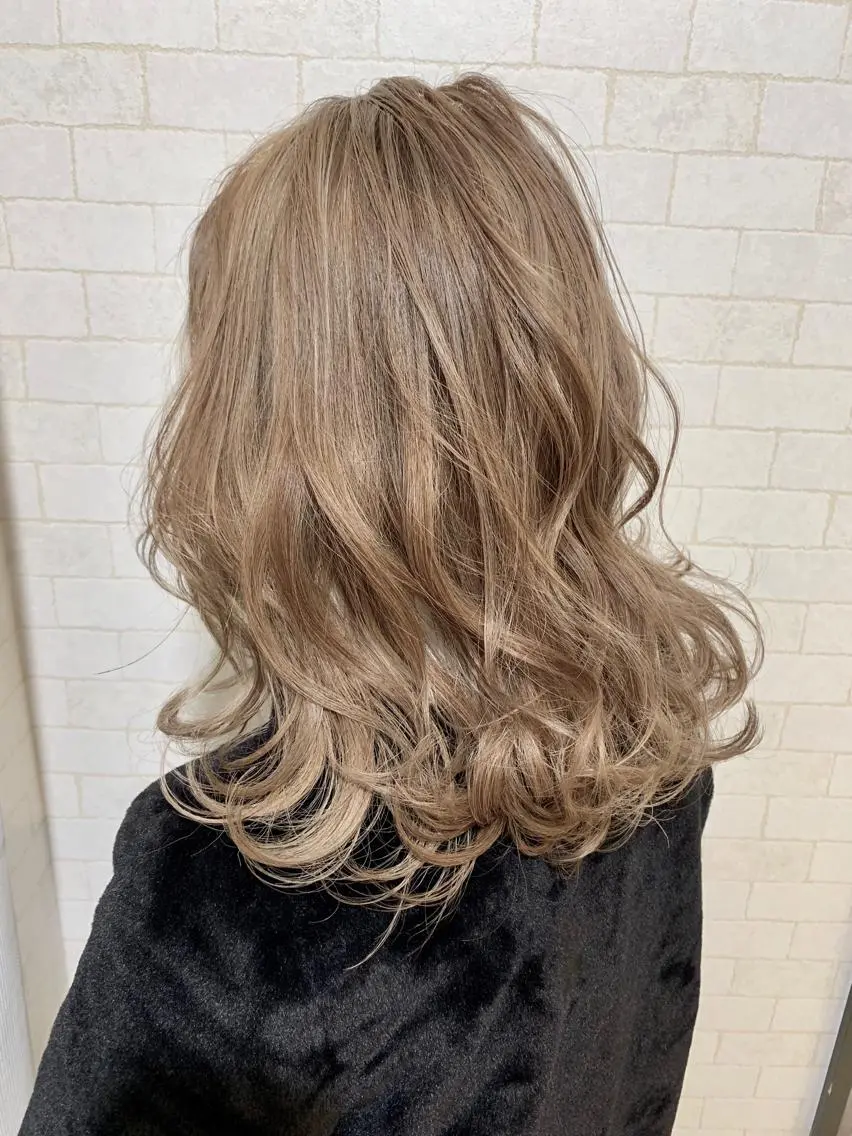 セミロング 神野 雅樹のヘアスタイル