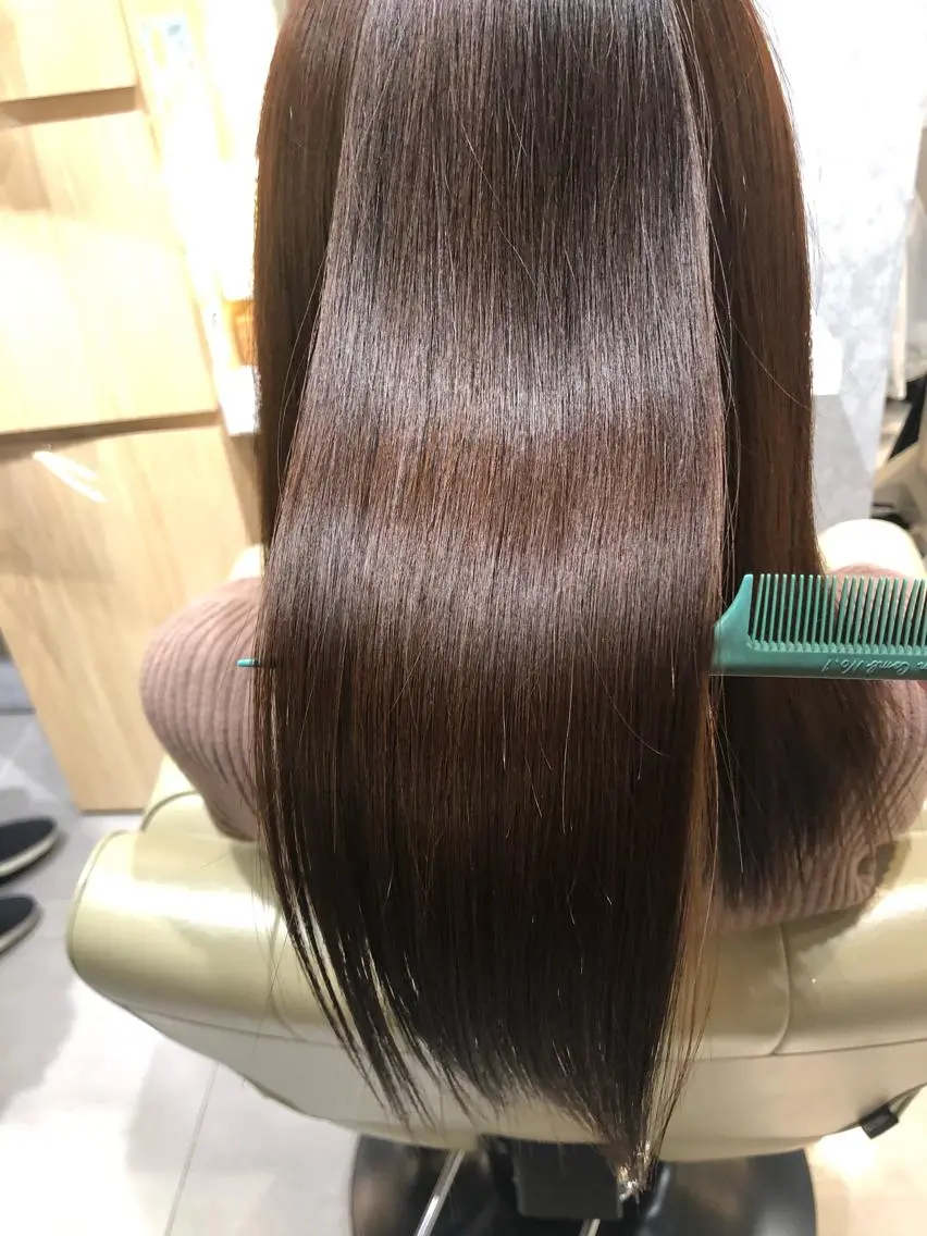 ロング カット 縮毛矯正 トリートメント 【髪質改善特化･ 福田航洋】のヘアスタイル
